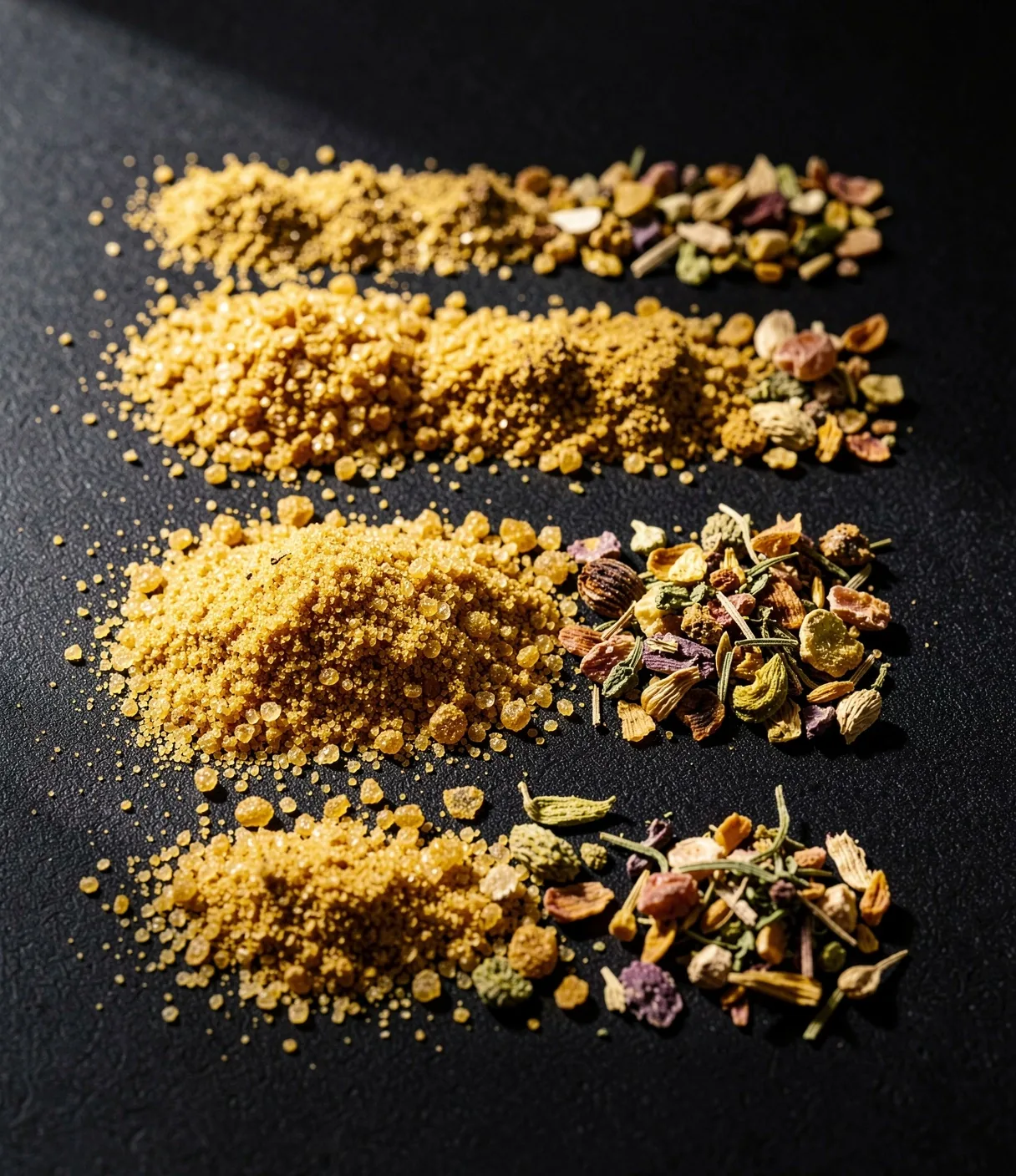 Mineral crystal macro photography representing raw ingredient sourcing